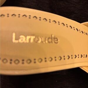 Larroude Cream Women's Shoes